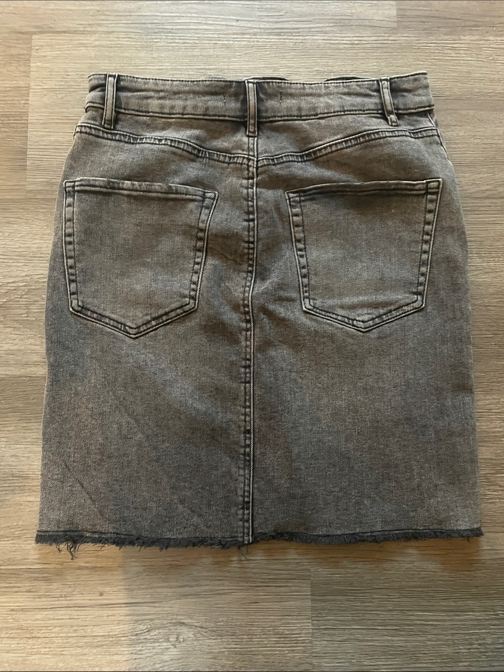 Dynamite Charcoal Gray Denim Skirt - Picture 3 of 3